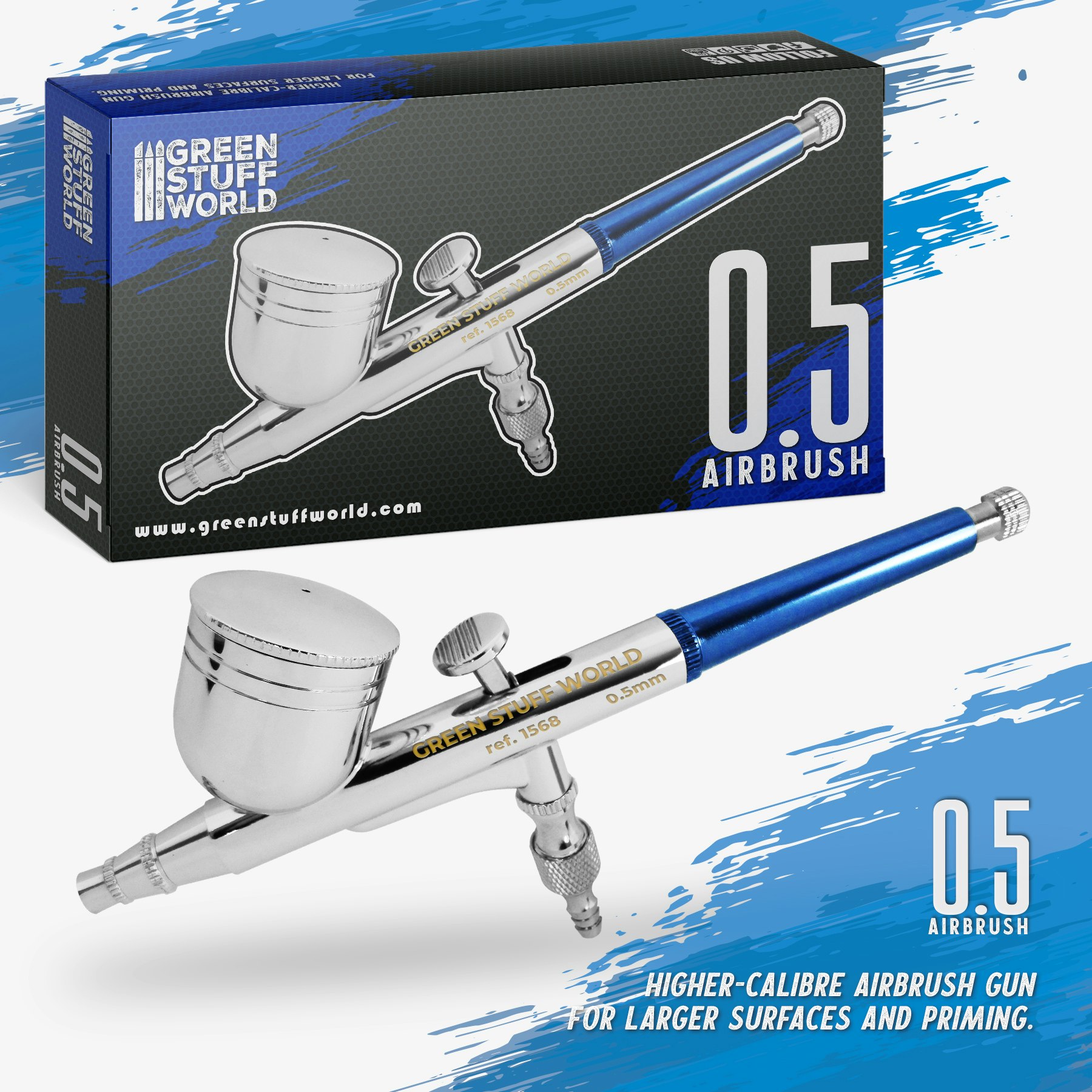 Dual-action GSW Airbrush 0.5 mm