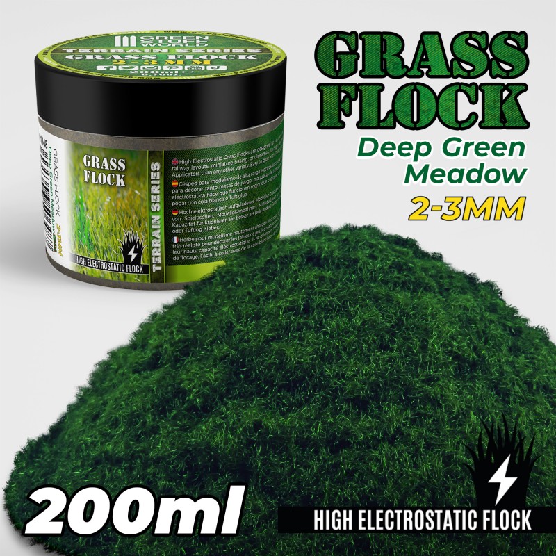 The Green Scatter Flock Set Mixed Shades Scenery Miniature Grass Wargames Base 