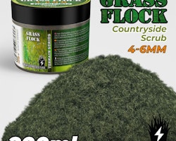 Static Grass Flock 4-6mm - COUNTRYSIDE SCRUB - 200 ml
