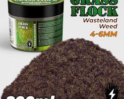 Static Grass Flock 4-6mm - WASTELAND WEED - 200 ml