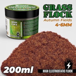 Static Grass Flock 4-6mm - AUTUMN FIELDS - 200 ml