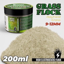 Static Grass Flock 9-12mm - HAYFIELD GRASS - 200 ml