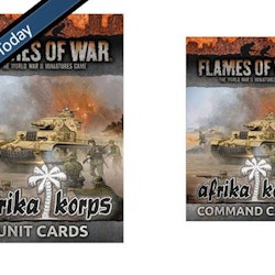 German Afrika Corps Unit and Command Cards