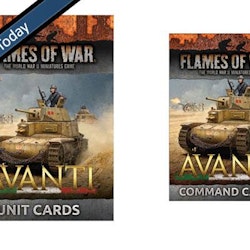 Italian Avanti Unit and Command Cards