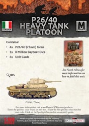 P26/40 (75mm) Tanks (x4)