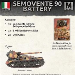 Semovente (90mm) Assault Guns (x4)