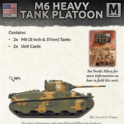 M6 (3-inch & 37mm) Heavy Tanks (x2)