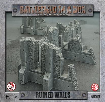 Gothic Battlefields: Ruined Walls (x5)