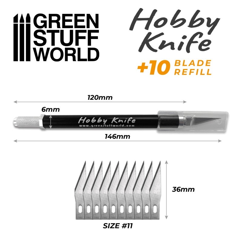 Professional Metal HOBBY KNIFE with spare blades