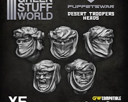 Desert Troopers heads