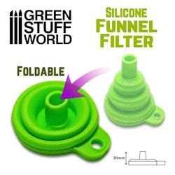 Silicone funnel filter for 3D printer