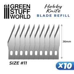 10x Hobby Knife Blade Refill