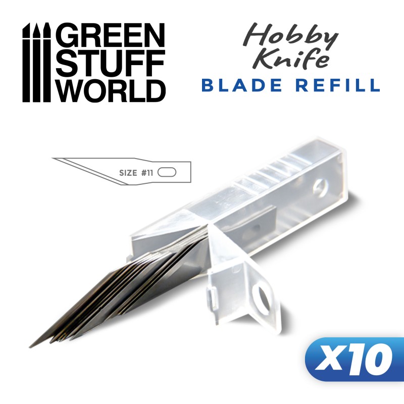 10x Hobby Knife Blade Refill