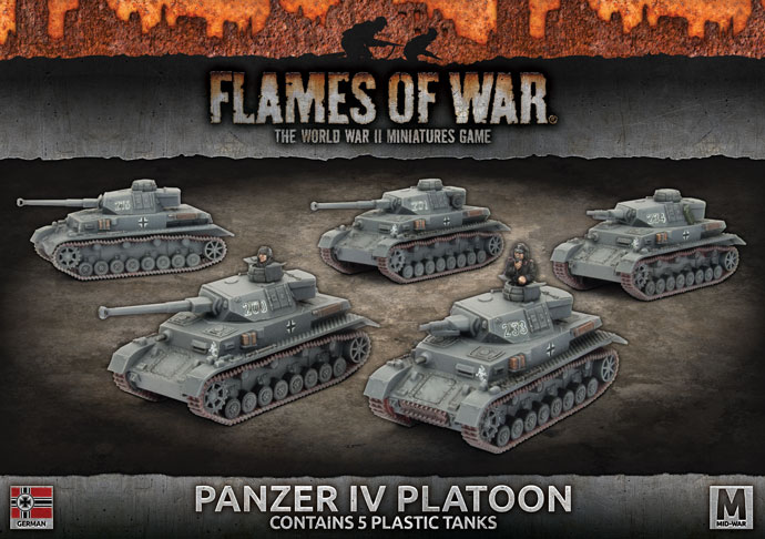 Panzer IV Platoon (Plastic)