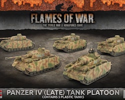 Panzer IV (Late) Tank Platoon (Plastic)