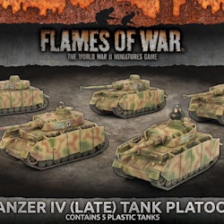 Panzer IV (Late) Tank Platoon (Plastic)