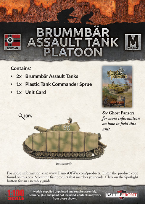 Brummbär Assault Tank Platoon