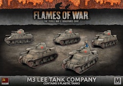 M3 Lee Tank Company (Mid War x5 Tanks Plastic)