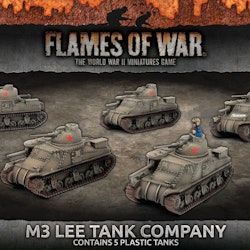 M3 Lee Tank Company (Mid War x5 Tanks Plastic)