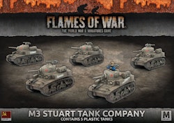 M3 Stuart Tank Company (Mid War x5 Tanks Plastic)