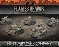 M3 Stuart Tank Company (Mid War x5 Tanks Plastic)