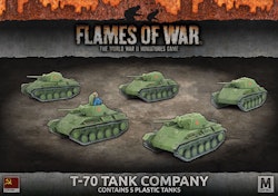 T-70 Tank Company (Mid War x5 Tanks Plastic)