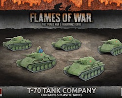 T-70 Tank Company (Mid War x5 Tanks Plastic)