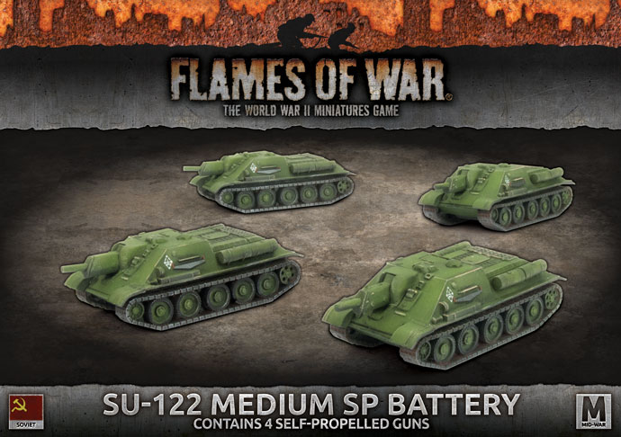 SU-122 Medium SP Battery (Mid War x4 Tanks)