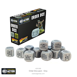 Bolt Action: Orders Dice Pack - Grey