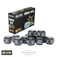 Bolt Action: Orders Dice Pack - Black