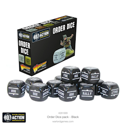 Bolt Action: Orders Dice Pack - Black