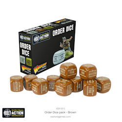Bolt Action: Orders Dice Pack - Brown