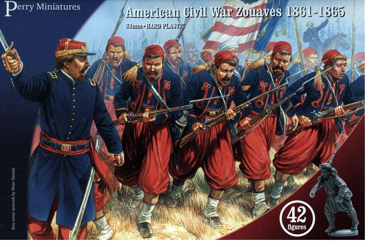 American Civil War: Zouaves (1861-1865) plastic boxed set