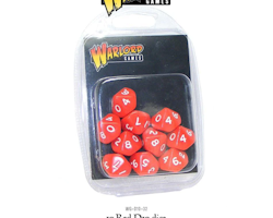 D10 dice pack Red (10)