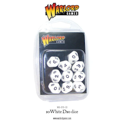 D10 dice pack White (10)