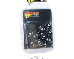 D10 dice pack Black (10)