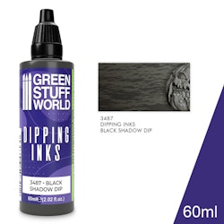 Dipping ink 60 ml - BLACK GREY SHADOW DIP