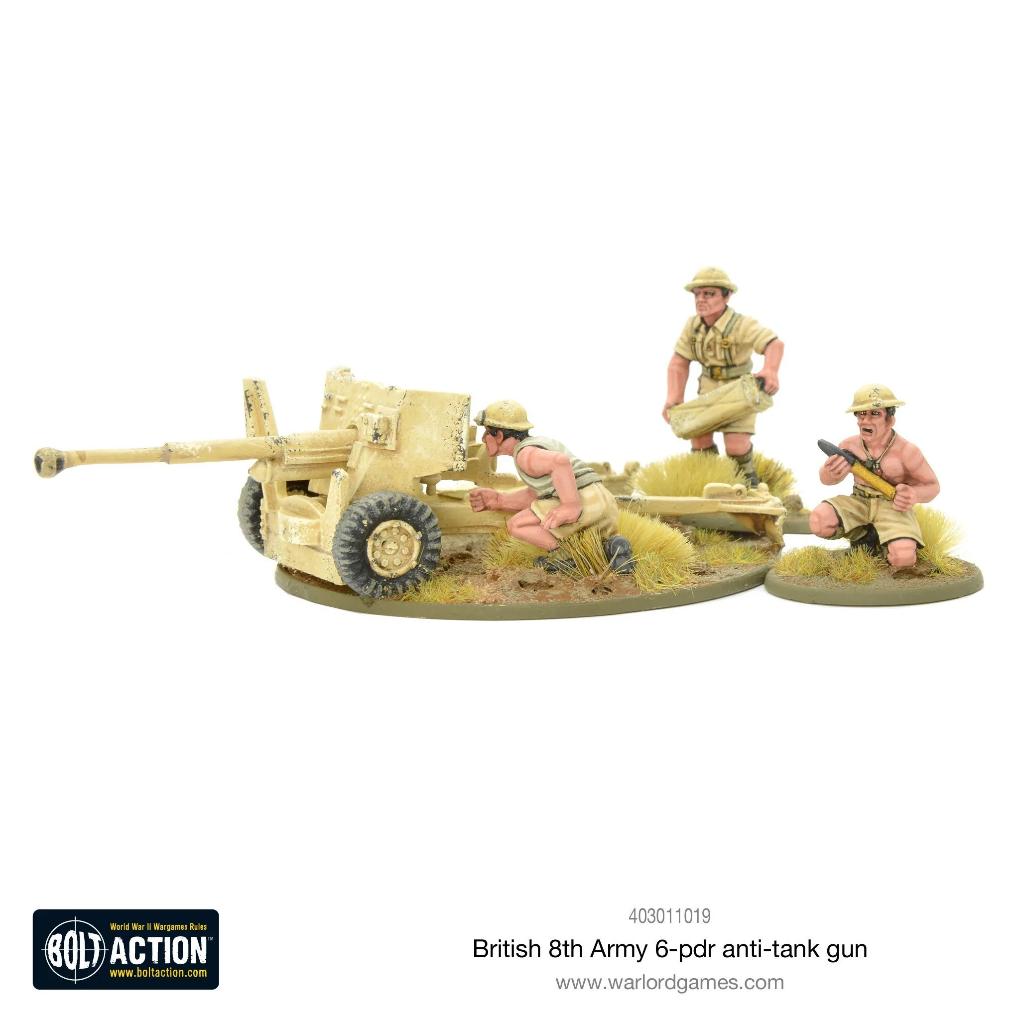 8th Army 6 pounder ATG