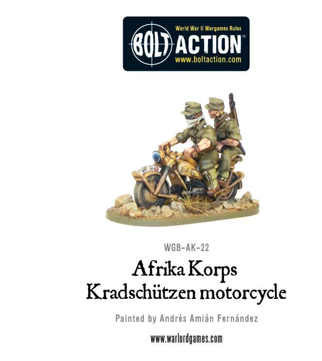 Afrika Korps Kradschutzen motorcycle