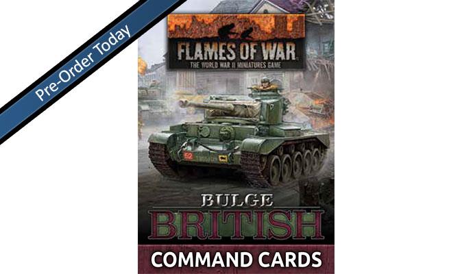 Bulge: British Command Cards (58x Cards)
