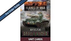 Bulge: British Unit Cards (66x Cards)