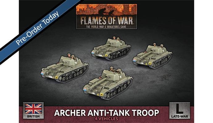 Archer Anti-tank Troop (4x Plastic)