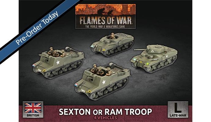 Sexton or Ram Troop (4x Plastic)