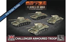 Challenger Armoured Troop (4x Plastic)