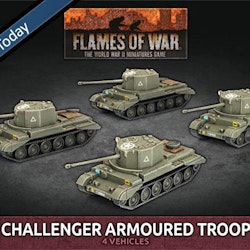 Challenger Armoured Troop (4x Plastic)