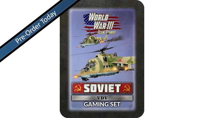 Soviet VDV Gaming Set (x20 Tokens, x2 Objectives, x16 Dice)