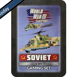 Soviet VDV Gaming Set (x20 Tokens, x2 Objectives, x16 Dice)