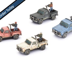 Pickup Trucks (x4)