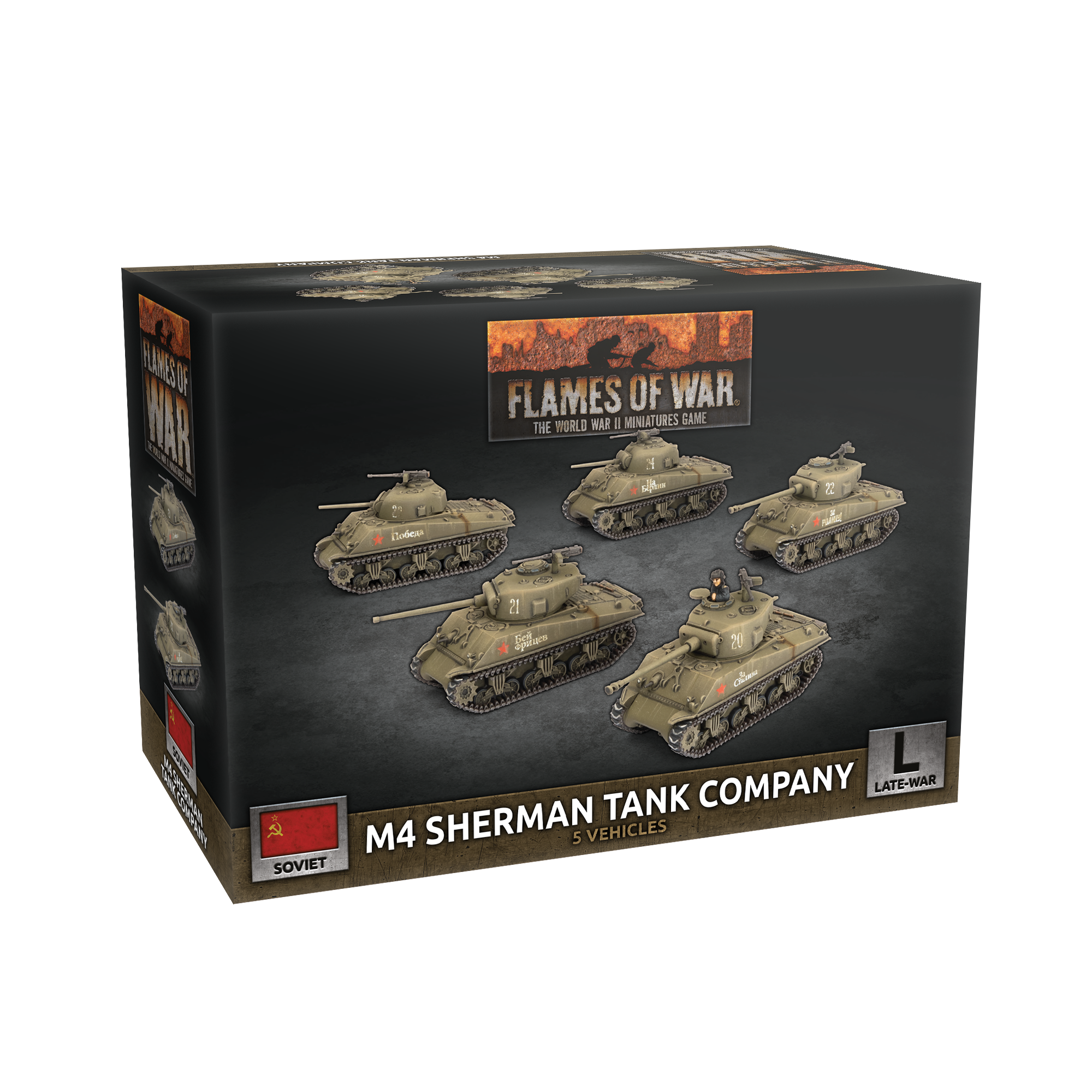 M4 Sherman Tank Company (x5 Plastic)