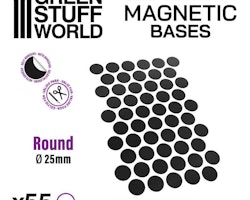Round Magnetic Sheet SELF-ADHESIVE - 25mm